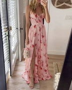 Sonja | Midikleid mit Blumenmuster